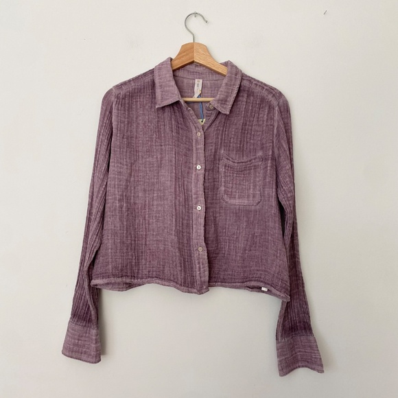 Daily practice santorini gauze shirt - Picture 3 of 5